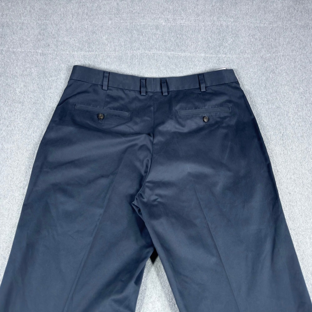 BROOKS BROTHERS Clark Fit Stretch Lightweight Advantage Chino Pants 40x30 Blue